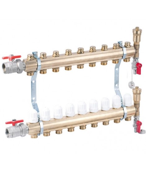 Komplet rozdzielacza PN 10 PERFEXIM PHA-106, 9 obwodów