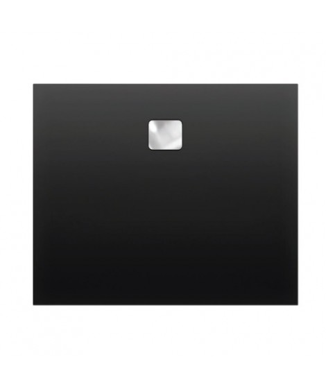 Brodzik kwadratowy RIHO Basel 100x100x4.5 cm 430 czarny połysk