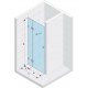 Drzwi prysznicowe 80 RIHO S104 Scandic szkło przezroczyste