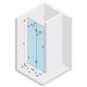 Drzwi prysznicowe 80 RIHO S105 Scandic szkło przezroczyste