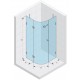 Kabina półokrągła 90x90 RIHO Scandic S308 szkło przezroczyste