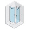 Drzwi prysznicowe 90 RIHO Nautic N308 prawe. szkło przezroczyste