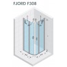 Drzwi prysznicowe 90 RIHO Fjord F308 prawe. szkło przezroczyste