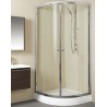 Kabina półokrągła 80x80x195 RIHO Lucena szkło przezroczyste