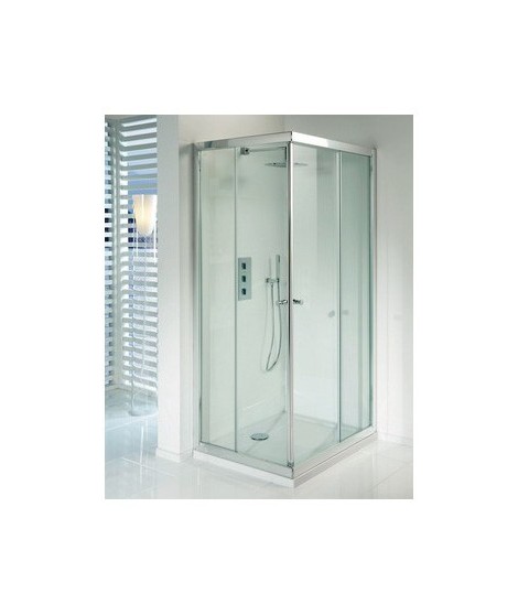 Drzwi prysznicowe 120 RIHO Lucena szkło przezroczyste