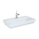Umywalka ceramiczna 80 cm ELITA Luna 80 z otworem pod baterię i przelewem