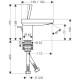 Bateria umywalkowa AXOR STARCK X jednouchwytowa 80mm DN15 chrom