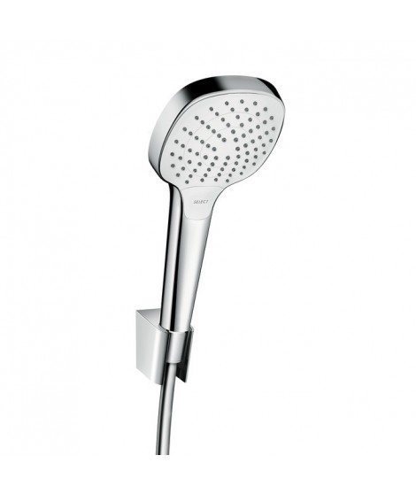 Słuchawka prysznicowa HANSGROHE Croma Select E Vario/Porter's 1,6m biały/chrom