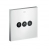 Zawór odcinający AXOR SHOWERSELECT Square do 3 odbiorników chrom