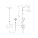 Komplet prysznicowy HANSGROHE Raindance Select E 300 2jet DN15 chrom