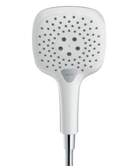 Słuchawka prysznicowa HANSGROHE Raindance Select E 150 3jet DN15 biały/chrom