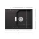 Zlewozmywak onyx SCHOCK MANHATTAN D-100S. 69x51 MAN-D100SONY
