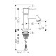Bateria umywalkowa HANSGROHE Talis Classic jednouchwytowa 80 DN15 chrom