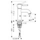 Bateria umywalkowa HANSGROHE Talis Classic jednouchwytowa DN15 chrom