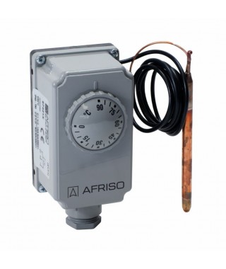 Termostat nastawny z kapilarą TC2 0-90 °C nastawa zewnętrzna, kapilara 1000 mm, termoelement 6,5 x 95 mm, złącze el. potrójne AF