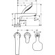 Bateria wannowa HANSGROHE Talis E 3-otworowa chrom