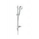 Komplet prysznicowy HANSGROHE Raindance Select E 120 EcoSmart/Unica's Puro 0,65m DN15 biały/chrom
