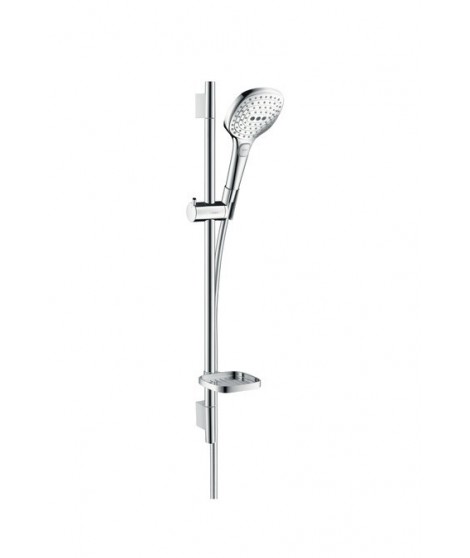 Komplet prysznicowy HANSGROHE Raindance Select E 120 EcoSmart/Unica's Puro 0,65m DN15 biały/chrom