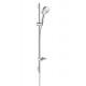 Komplet prysznicowy HANSGROHE Raindance Select E 120 EcoSmart / Unica'S Puro 0,90m DN15 chrom