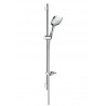 Komplet prysznicowy HANSGROHE Raindance Select E 150 3 jet/Unica'S Puro 0,90m biały/chrom