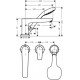Bateria wannowa HANSGROHE Talis E 3-otworowa chrom