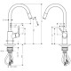 Bateria kuchenna HANSGROHE Talis S² Variarc jednouchwytowa DN15 chrom 14872000