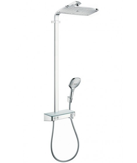 Komplet prysznicowy HANSGROHE Raindance Select E 360 ST DN15 biały/chrom