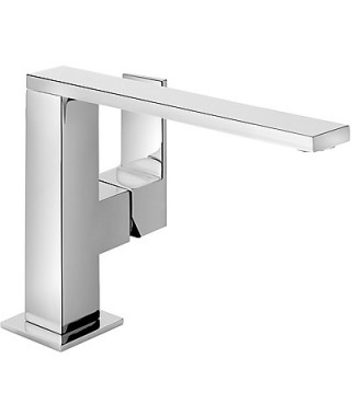 Bateria umywalkowa TRES Cuadro-Tres. bez korka automatycznego. chrom