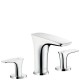 Bateria umywalkowa HANSGROHE PuraVida 3-otworowa 100 DN15 chrom
