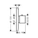 Bateria termostatyczna HANSGROHE Ecostat E High Flow podtynkowa chrom