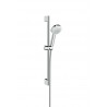 Zestaw prysznicowy HANSGROHE Crometta 100 Vario 0.65m EcoSmart 9 l/min biały/chrom