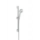 Zestaw prysznicowy HANSGROHE Crometta 100 Multi 0.65m biały/chrom