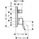 Bateria wannowa HANSGROHE Focus S jednouchwytowa chrom