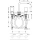 Bateria umywalkowa HANSGROHE Metris S 3-otworowa DN15 chrom