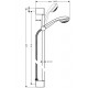 Zestaw prysznicowy HANSGROHE Crometta 85 1 jet/ Unica'Crometta 0,90 m DN15 chrom