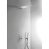 Zestaw prysznicowy TRES Cuadro-Tres z baterią podtynkową chrom