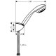 Zestaw prysznicowy HANSGROHE Crometta 85 1jet/ Porter'C 1,60m DN15 chrom