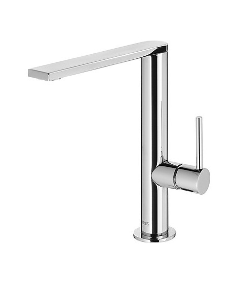Bateria umywalkowa TRES Max-Tres jednouchwytowa 235 mm bez korka chrom