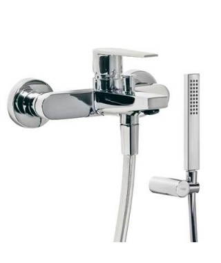 Bateria wannowa TRES Class-Tres z obrotowym statywem. dźwignia. chrom