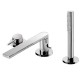 Bateria wannowa TRES Max-Tres 3-otworowa 180mm chrom