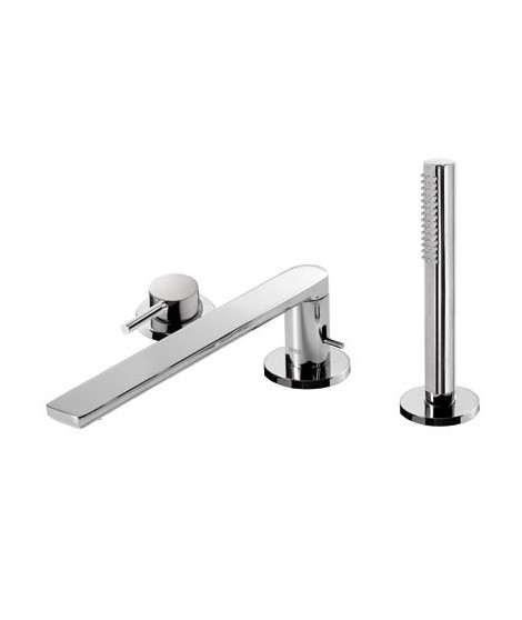 Bateria wannowa TRES Max-Tres 3-otworowa 230mm chrom