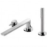 Bateria wannowa TRES Max-Tres 3-otworowa 230mm chrom