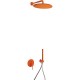 Zestaw prysznicowy TRES Study Colors z baterią podtynkową. pomarańczowa