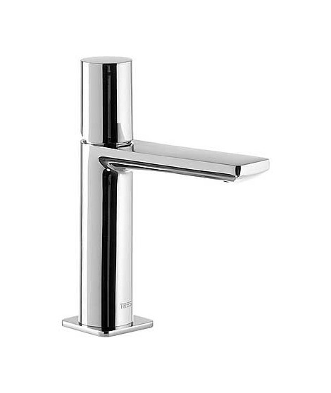 Bateria umywalkowa TRES Loft-Tres stojąca bez korka chrom