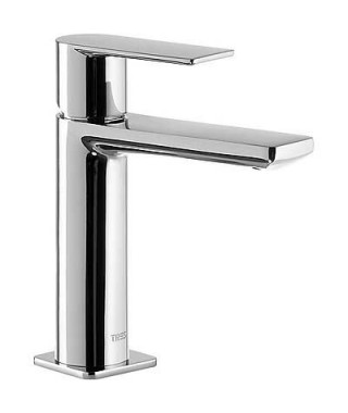 Bateria umywalkowa TRES Loft-Tres stojąca bez korka chrom 20010301