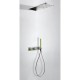 Zestaw prysznicowy TRES Loft Colors z baterią termostatyczną. zielona