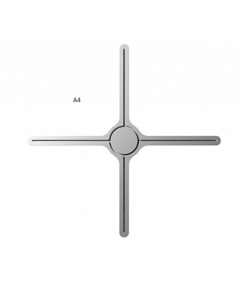 Odwodnienie prysznicowe Eye-drain A4 70cm WIPER mat