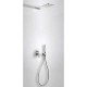 Zestaw prysznicowy TRES Loft-Tres z baterią podtynkową chrom