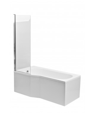 Parawan nawannowy 73x153cm POOLSPA MONSUN chrom lewy/ prawy