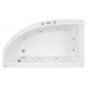 Wanna asymetryczna POOLSPA LAURA 150x90cm z hydromasażem. system SMART 1. lewa